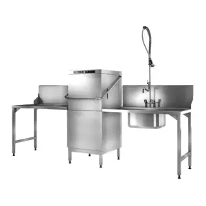 Hobart ECOMAX PLUS H615 Pass Through Dishwasher,  Power: 7.1kW | Output: 60 racks/hr